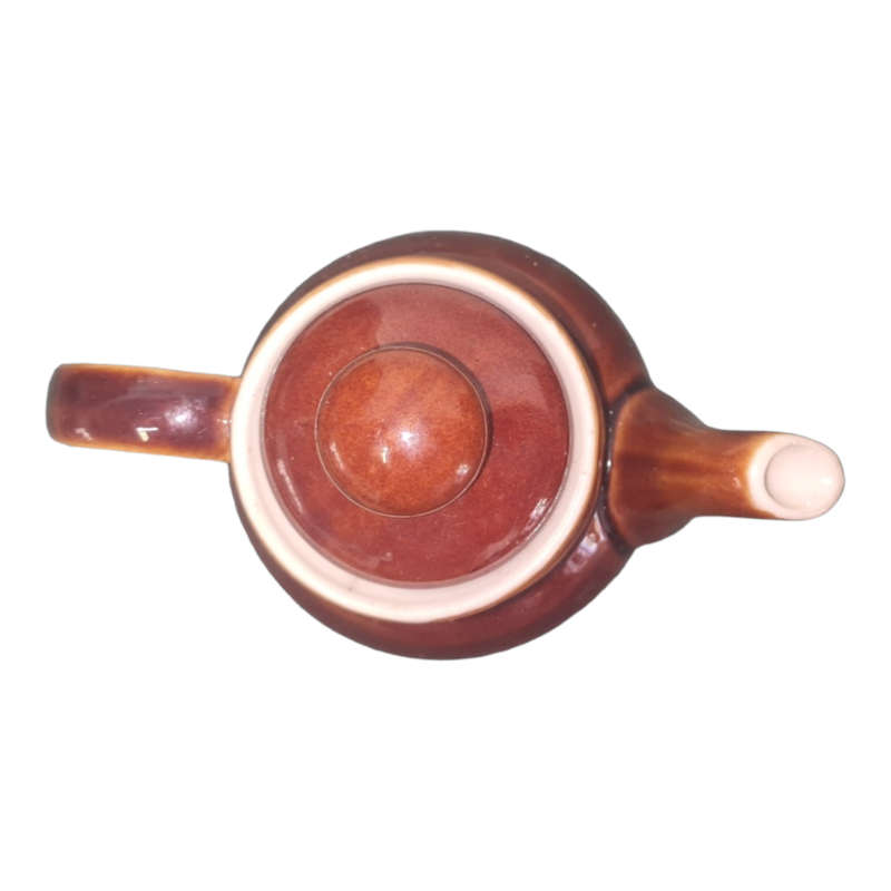 Vintage Brown England Ceramic Teapot